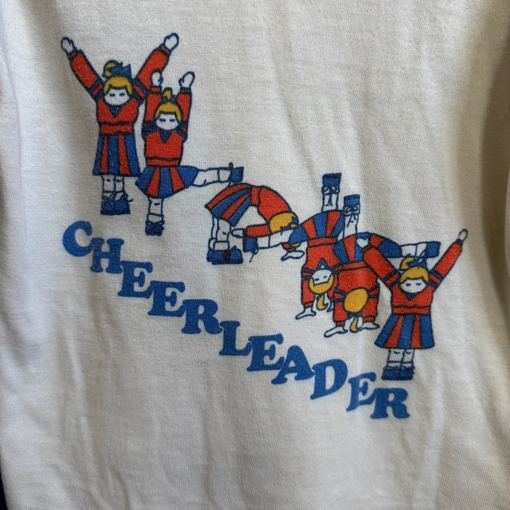 Vintage Buster Brown Cheerleader Shirt - Size 4-5T, 1970s/80s Retro Kids Top - Picture 2 of 8